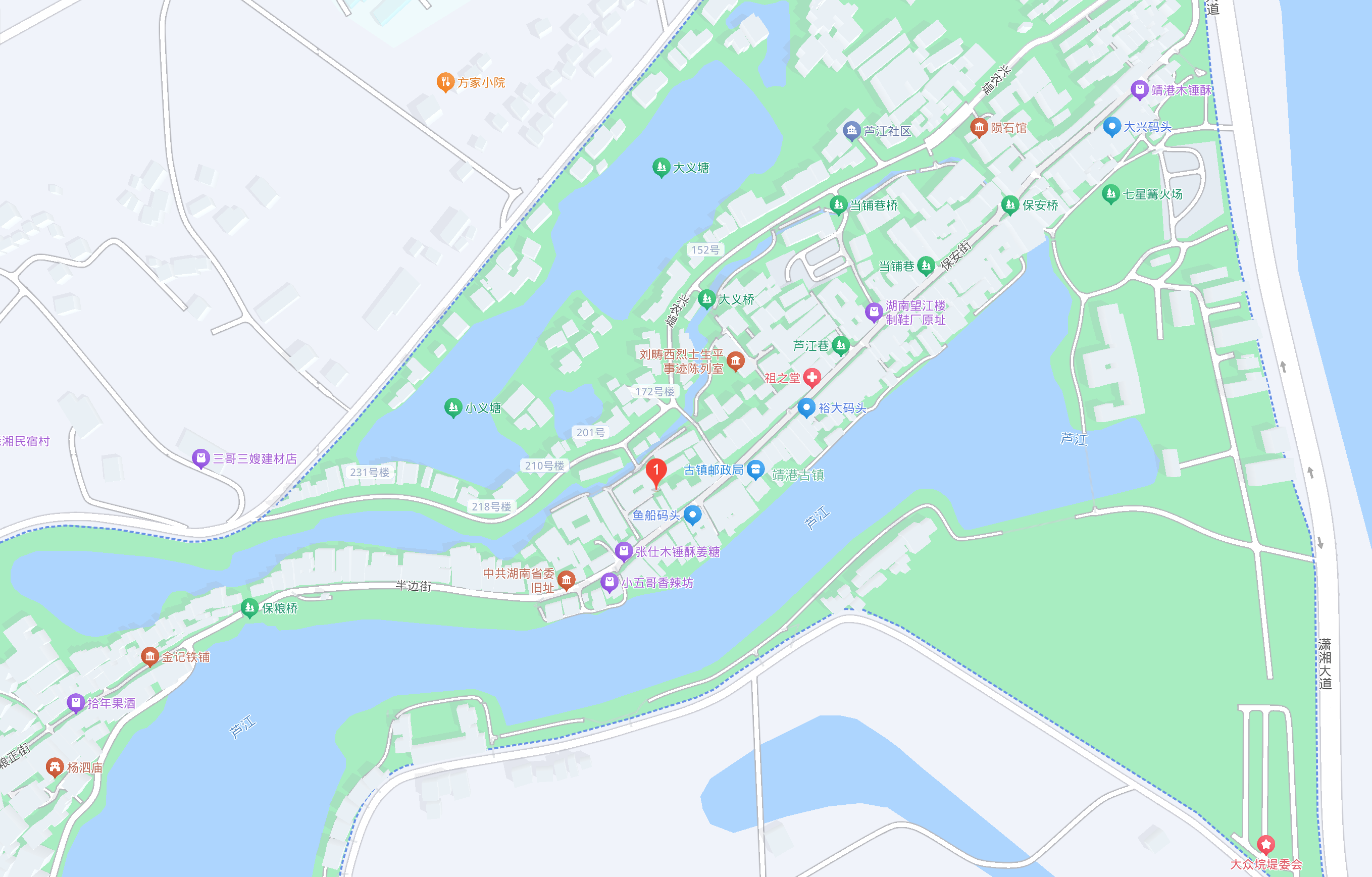 靖港古镇景区概况